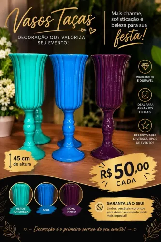 Vasos de decoração