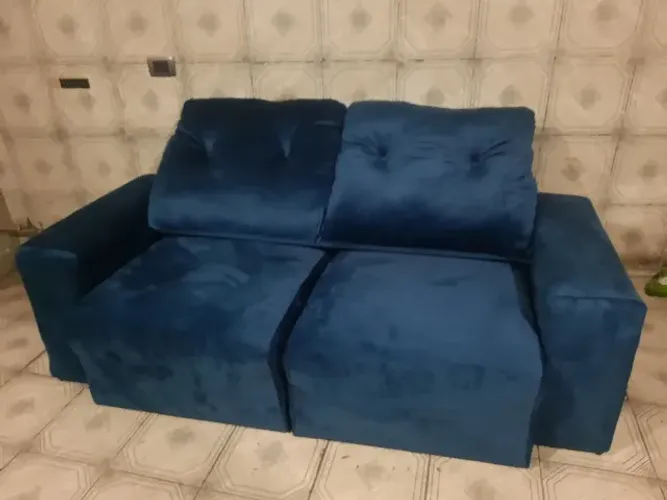 SOFA Retrátil 02 Lugares Reformado valor 700,00