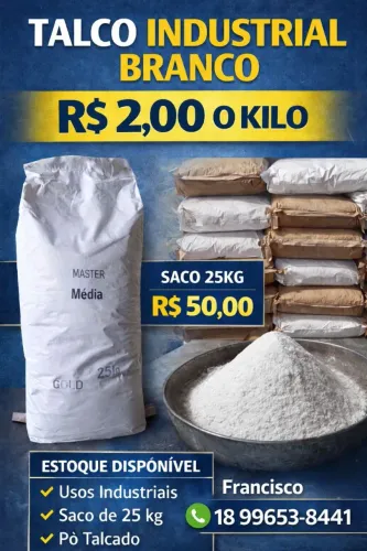 Talco industrial 