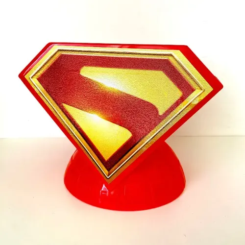 Balde Novo Superman Original Cinemark cinema filme heróis liga da justiça colecionável toy