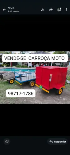 CARROÇA MOTO 3 OPÇÃO 