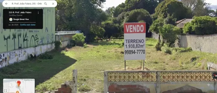 Venda de Lote ZR3 c/ 1.932 m² - Bairro Orleans - Curitiba - PR