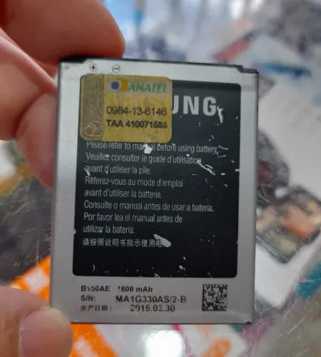 Bateria Core Plus G3502 Samsung Original usada