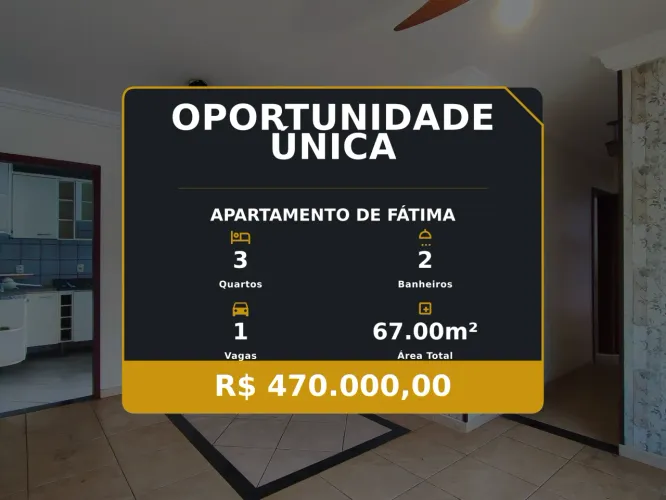 Oportunidade Única: Apartamento com Varanda e Segurança no Bairro de Fátima!