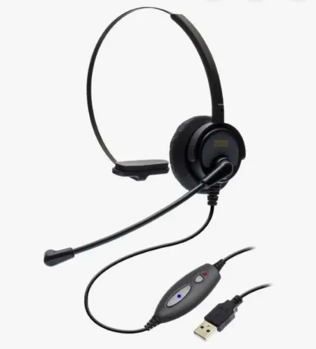 Fone de ouvido Headset Usb Zox Dh-60