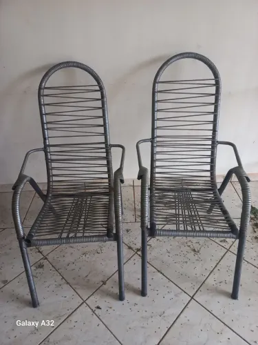 KIT 2 CADEIRAS PARA AREA DE LAZER 