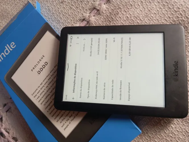 Kindle Geração 10 nunca usado