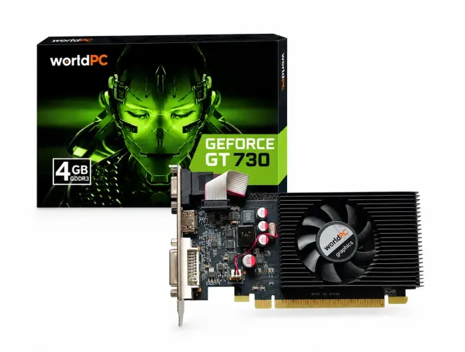 Placa de Vídeo Nvidia GeForce GT730, 4GB DDR3, PCle - Excelente Estado