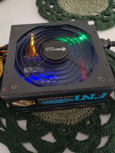 Fonte Potência Real FNT 650W para PC