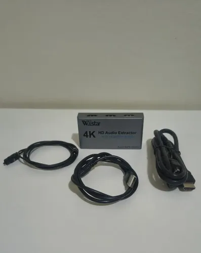 Extrator de áudio HDMI 4k.
