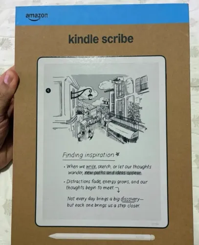 Kindle scribe 2026 com Iluminação