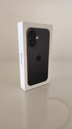 Iphone 16 512Gb Preto - Novo, lacrado, nota fiscal e garantia de fabricante até 12/07/2027
