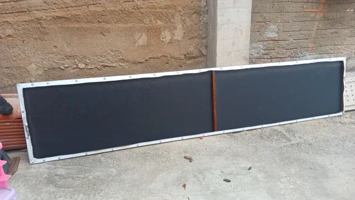 Estrutura metalica para placa