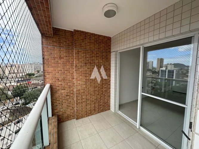 Apartamento 1 Dormitório à Venda no Novo Embaré / Macuco - Santos | Varanda com Vista Livr