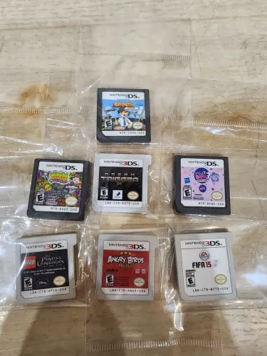 Cartuchos de 3ds e ds lote por 100 reais