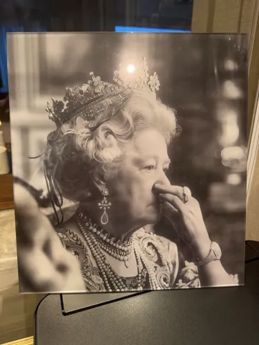 Quadro funny Rainha Elizabeth
