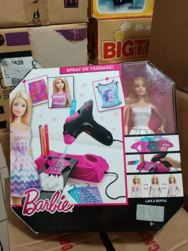 Boneca Barbie AirBrush Spray de Verdade 