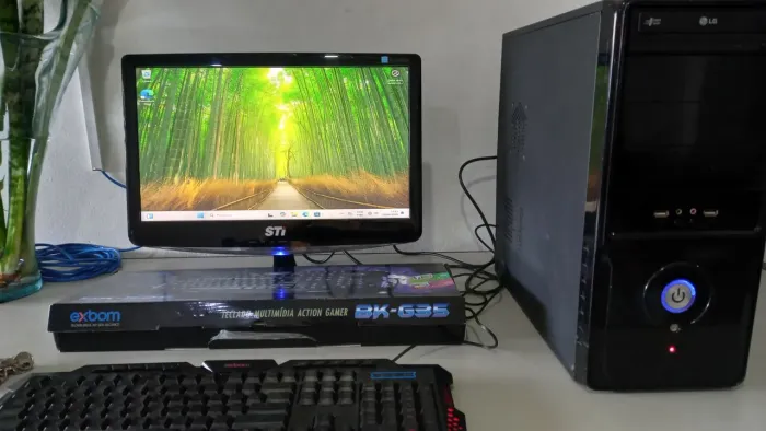 Computador i5 4590 3.70ghz 8gb hd 320gb Monitor 19pol teclado mouse Windows 10 perma