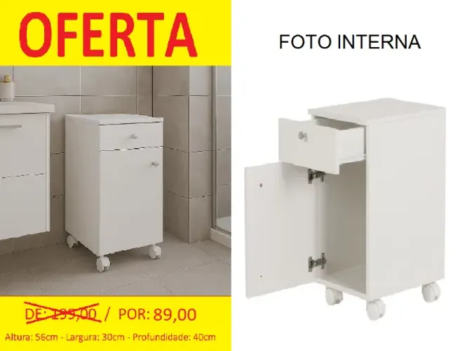ARMARIO PARA BANHEIRO = RETIRE HOJE MESMO
