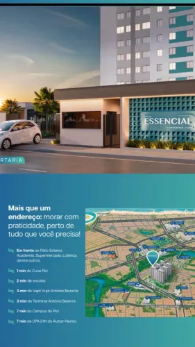 Vendo apartamento no pici próximo ao cometa do pici