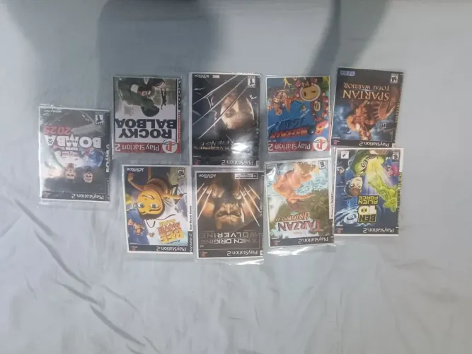 Lote de jogos do PS2