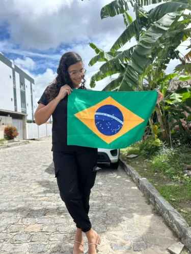 Bandeira do Brasil dupla face