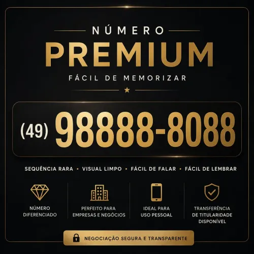 número premium - fácil de memorizar