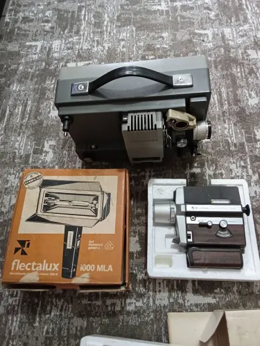 Super 8 projetor e filmadora