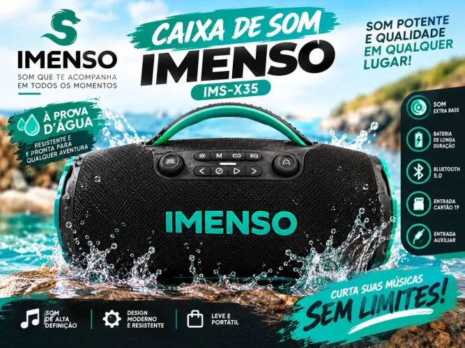 Caixa de som imenso 130w