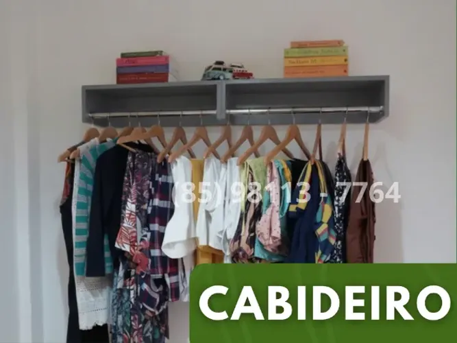 Cabideiro de Parede em MDF - Pronta Entrega | Suporta até 15kg