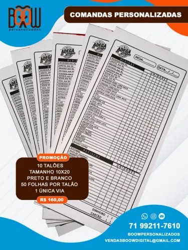 COMANDAS PERSONALIZADAS