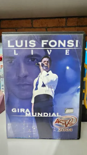 DVD RARO IMPORTADO Luis Fonsi Live 2004 - Gira Mundial (Original de Colecionador)