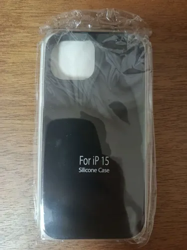 Capinha Silicone Aveludada iPhone 15 Preta - Nova Na Embalagem