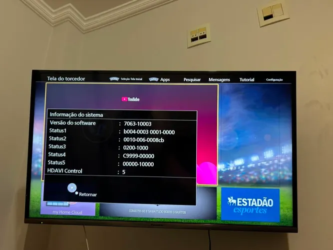 Smart tv Panasonic TC 39AS600B 39 polegadas