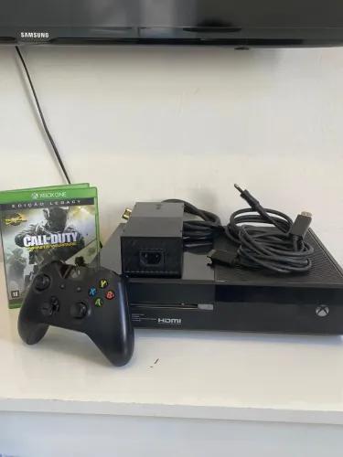 Xbox One 365GB Original + Controle + Fonte + 7 Jogos Mídia Física (Nunca Aberto)