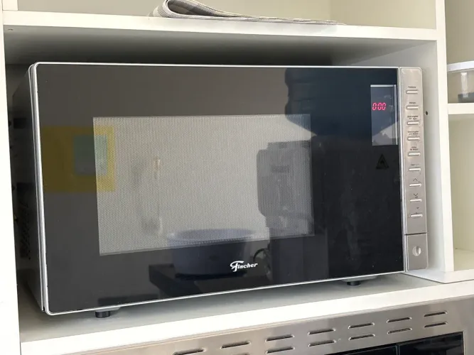 Microondas Fischer Fit Line 25L Inox Semi Novo