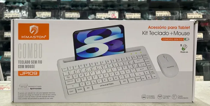 Teclado sem fio para notebook computador celular ou tablet 