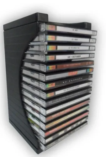 Porta Cd Modular - Organizador P/ 13 Cds - 1 Unidade