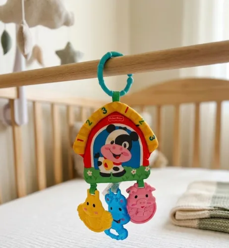 Móbile mordedor músicas Fisher Price 