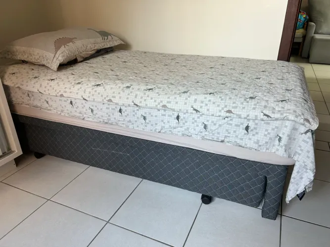Base para Cama Box com Cama auxiliar (não acompanha o colchão)