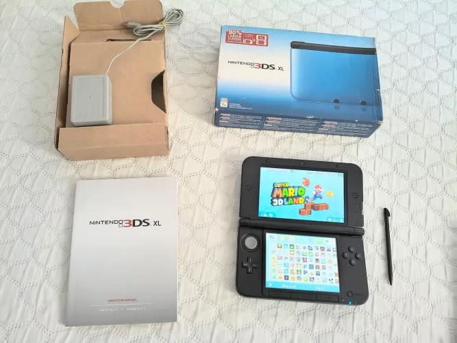 Nintendo 3DS XL Metallic Blue AZUL Desbloqueado
