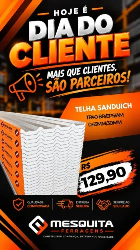 Telhas isotérmica (Sanduíche, Forro, etc..)