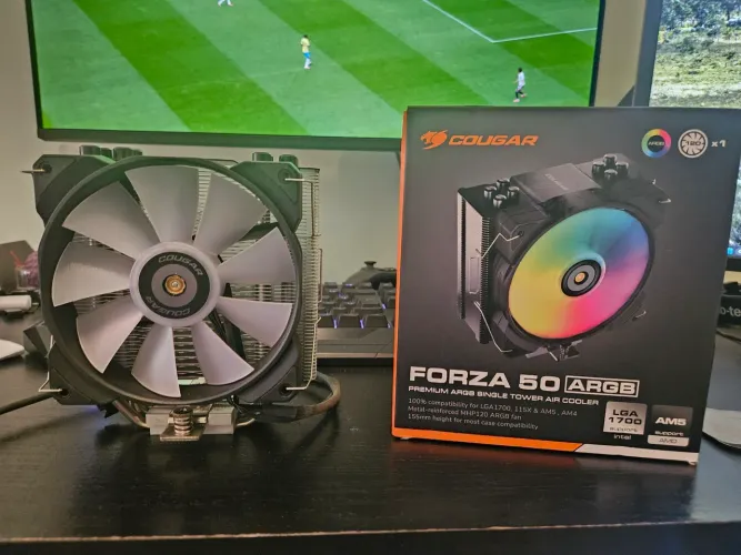 Air Cooler Cougar Forza 50 ARGB - Perfeito Estado (2 anos de uso)