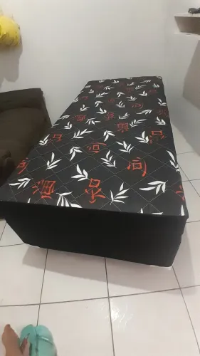 Cama box solteiro com molas ençacadas só 300 