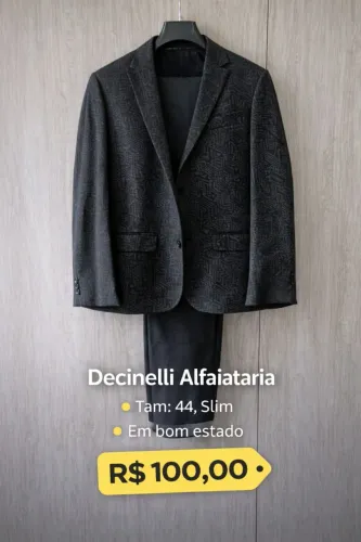 Terno Social masculino slim
