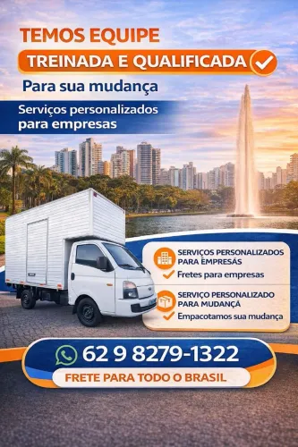 Fretes e Mudanças caminhão Baú