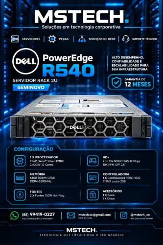 Servidor Dell PowerEdge R540