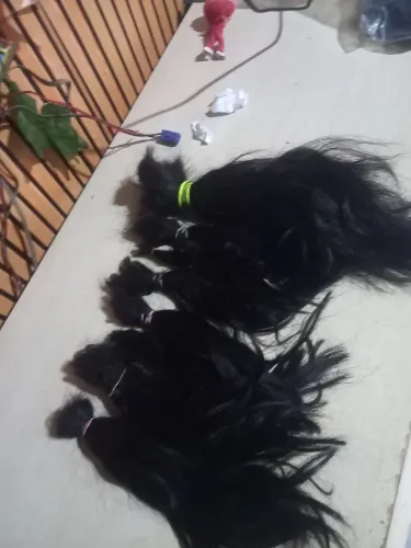 Cabelo humano liso