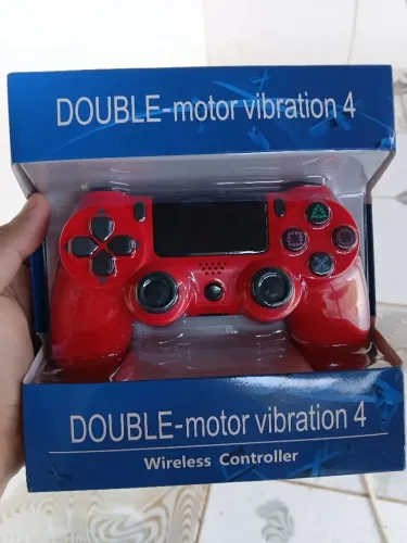 Controle PS4 Vermelho Sem Fio - FRETE GRÁTIS