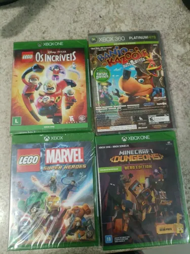 5 jogos usar x box one lacrados
